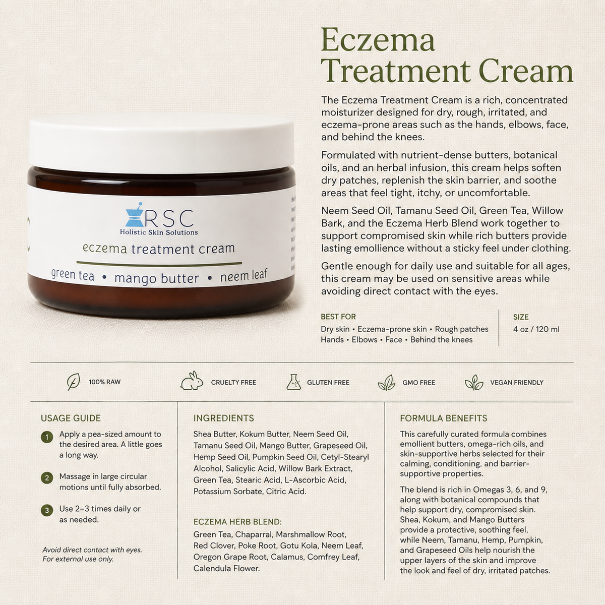 Eczema Deep Hydration Treatment Cream