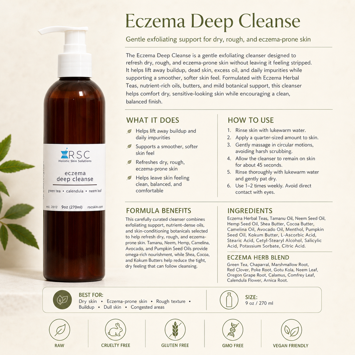 Eczema Deep Cleanse