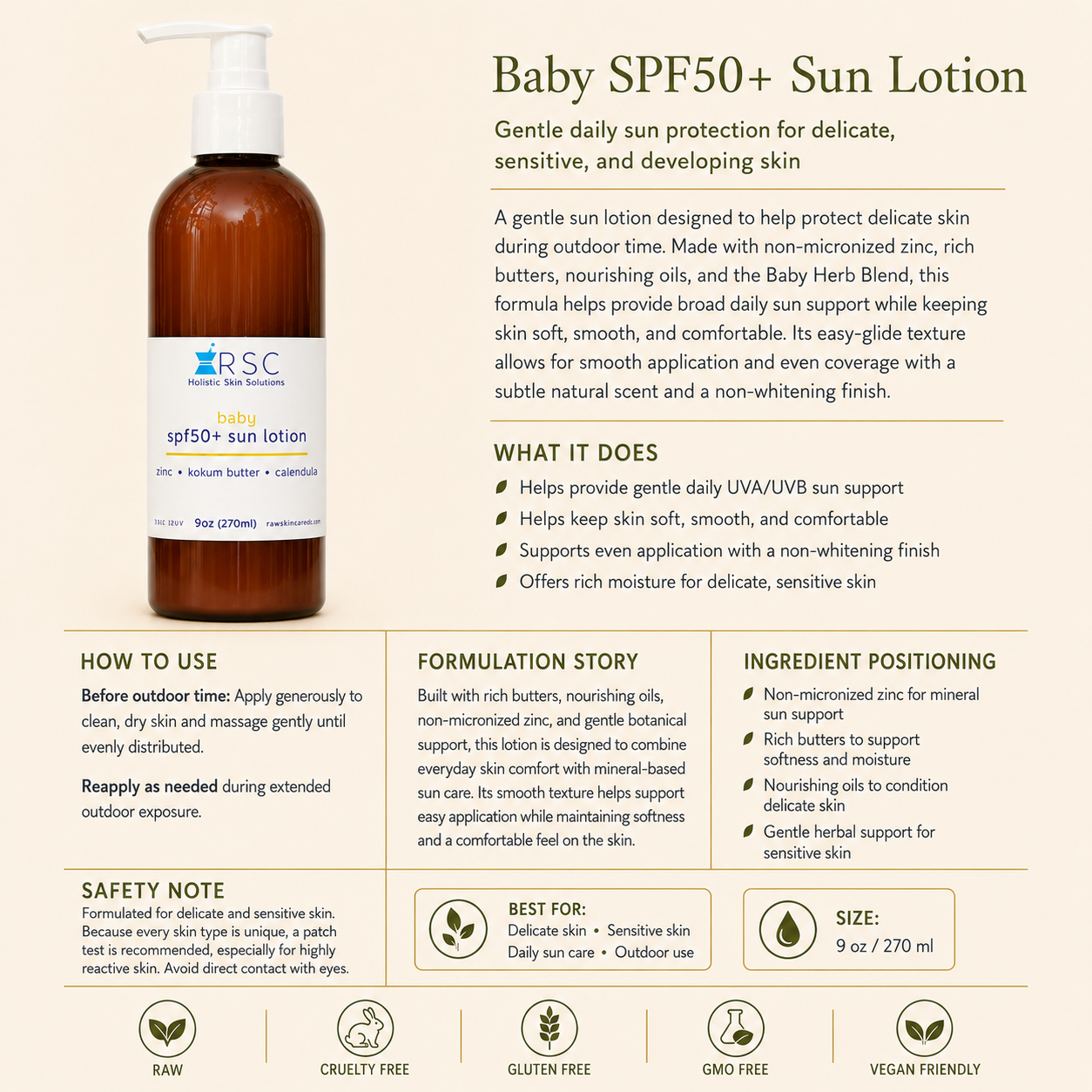 Baby SPF50+ Sun Lotion